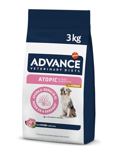 Advance Veterinary Diets Atopic Medium & Maxi, Hundefutter mit atopischer Dermatitis mit Kaninchen, 3 kg von Advance Veterinary Diets