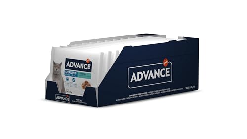 Advance Nassfutter für Erwachsene Katzen, sterilisiert mit Kabeljau, 4 x 85 g Advance Nassfutter für Erwachsene Katzen, sterilisiert mit Kabeljau, 4 x 85 g von Advance