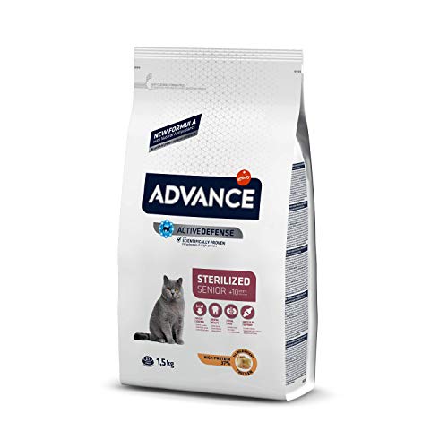 Advance Trockenfutter für Katzen, sterilisiert, Senior, ab 10 Jahren , 1er Pack von Advance