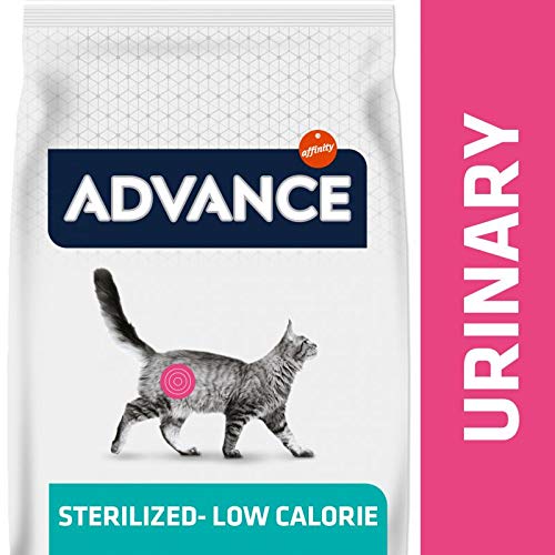 Advance Veterinary Diäten Urinary Sterilisiert Katzenfutter komplett und ausgewogen ausgewogen ausgewachsene Trockenfutter für ausgewachsene Katzen, Vorteilspack 2X 7,5 kg von Advance
