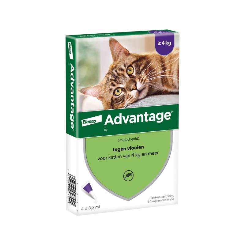 Advantage 40 Katze < 4 kg - 4 Pipetten von Advantage