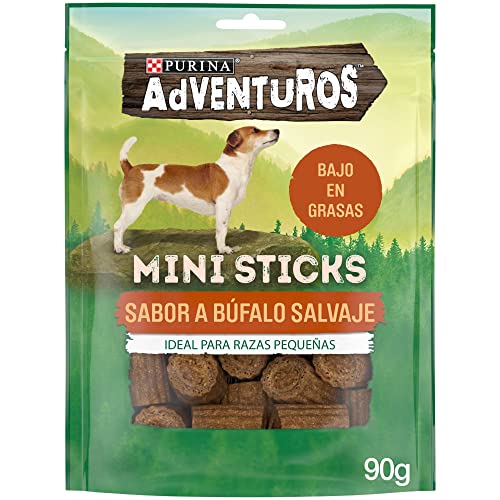 Adventuros Purina Snack Hund Mini Stick mit Büffelgeschmack, 6 Beutel à 90 g von Purina Cat Chow
