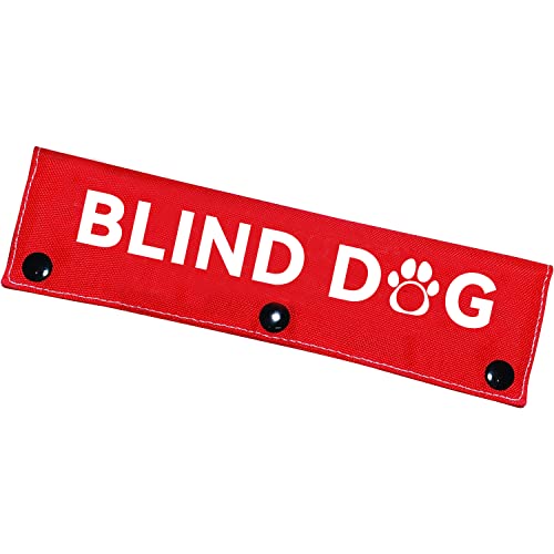 Advivio Blind Dog Hundeleine, Hülle, Wickelalarm, Aufhängen, ID-Patch-Tag für Haustiere, Hunde, Katzen, Fitness, Haustier-Geburtstagsgeschenk von Advivio