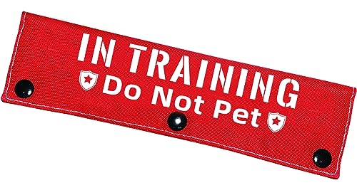 Advivio In Training Do Not Pet Hundeleinenhülse, lustig, Rot – Leine für Spaziergänge mit Haustieren – Geschenk für Hundebesitzer von Advivio
