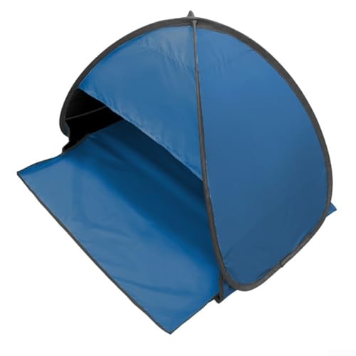 Worry Fun Leichter, tragbarer Tierheim, bietet Aufbau und Sonnenschutz (Karminrot mit Blau) von Advokingtap