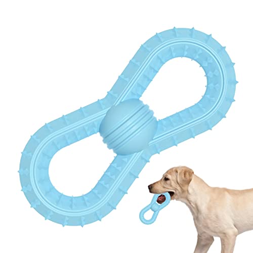 Aelevate Robustes Kauspielzeug für Hunde,Unzerstörbares Hundespielzeug aus TPR-Gummi mit Widerhaken zur Reinigung der Hundezähne - Natural TRP Dog Interaktives Hundespielzeug, Kauspielzeug von Aelevate