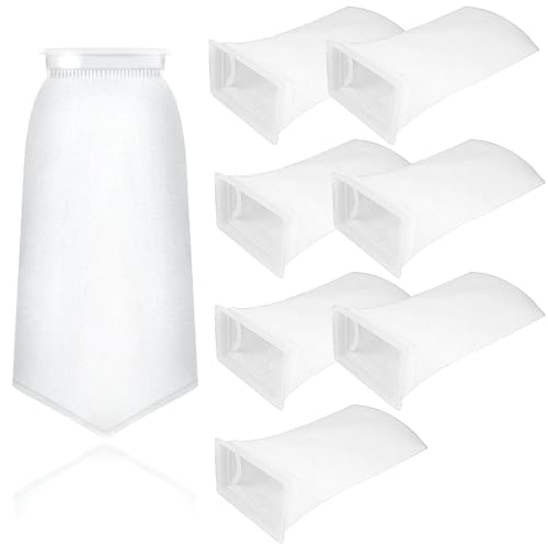 Aemygo 17,8 cm rechteckige Filtersocke, 8 Stück Salzwasser-Aquarium-Filterbeutel, 200 μm, Aquarium-Filterzubehör für Salzwasser, Süßwasser, Aquariumfilter Aemygo 17,8 cm rechteckige Filtersocke, 8 Stück Salzwasser-Aquarium-Filterbeutel, 200 μm, Aquarium-Filterzubehör für Salzwasser, Süßwasser, Aquariumfilter von Aemygo