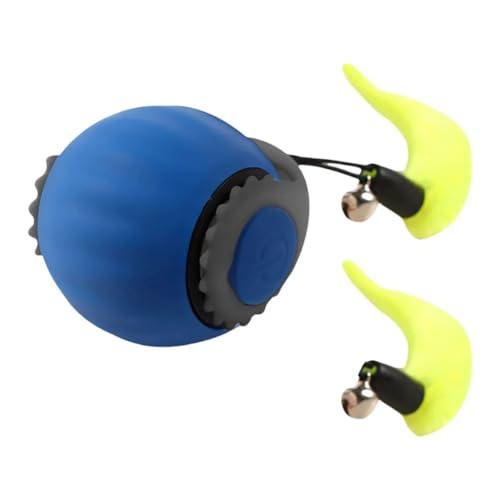 Aerensic 1/2 STK Speedy Tail Katzenspielzeug Smart Interactive Katzenspielzeug Ball Zwei Geschwindigkeitsanpassung Automatisch rollender beweglicher Katzenspielzeugball(5) von Aerensic
