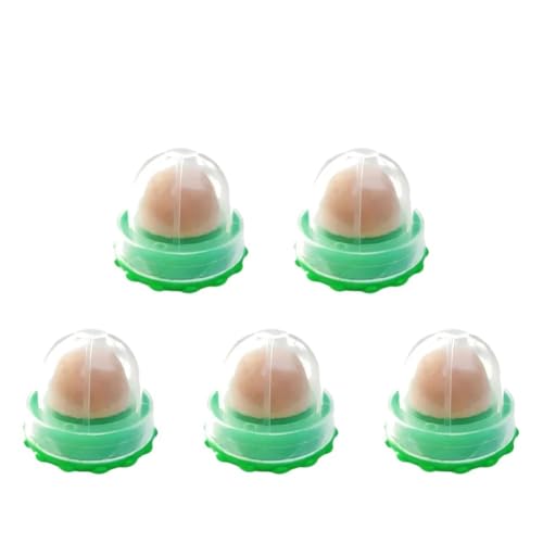 Aerensic 1-10 stücke Katze Lecken Süßigkeiten Zucker Ball Wand Saugnapf Lecken Katzenminze Zucker Bälle Smart Katze Spielzeug Interaktive Ball Katzen Mint Spielzeug(5 pcs) von Aerensic