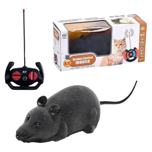 Aerensic Ferngesteuertes Rattenspielzeug, batteriebetriebenes elektronisches Ratten-Katzenspielzeug, lustiges Katzenmäusespielzeug, interaktives Spiel for Haustiere(25) von Aerensic