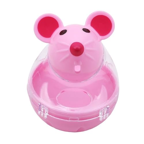 Aerensic Futterspender for Haustiere, Katzenspielzeug, Maus, Futter, rollend, auslaufsicher, Schüssel, Spieltraining, lustiges Spielzeug for Katzen, Katzenspielzeug, Heimtierbedarf(7) von Aerensic