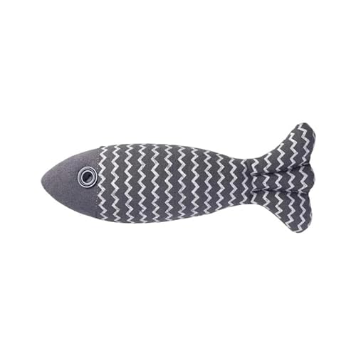 Aerensic Katzenspielzeug, Katzenminze, Fisch, Haustier, Kauspielzeug for Katzen, lustig, interaktiv, weich, Simulation, Fisch, Kätzchen, Trainingsspielzeug, Katzenbedarf(25) von Aerensic