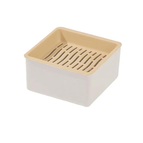 Aerensic Pflanzschale, Keimschale for Samen, Katzengras for Wachsen, geschichtetes Katzengras ohne Erde, praktisches Katzengras, 4 Stile, Heimtierbedarf(S beige) von Aerensic