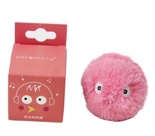 Intelligentes Katzenspielzeug, interaktiver Ball, Plüsch, elektrisches Katzenminzen-Trainingsspielzeug, Kätzchen, berührungsempfindlich, klingendes Haustierprodukt, Quietschspielzeugball(Elves Pink) Intelligentes Katzenspielzeug, interaktiver Ball, Plüsch, elektrisches Katzenminzen-Trainingsspielzeug, Kätzchen, berührungsempfindlich, klingendes Haustierprodukt, Quietschspielzeugball(Elves Pink) von Aerensic