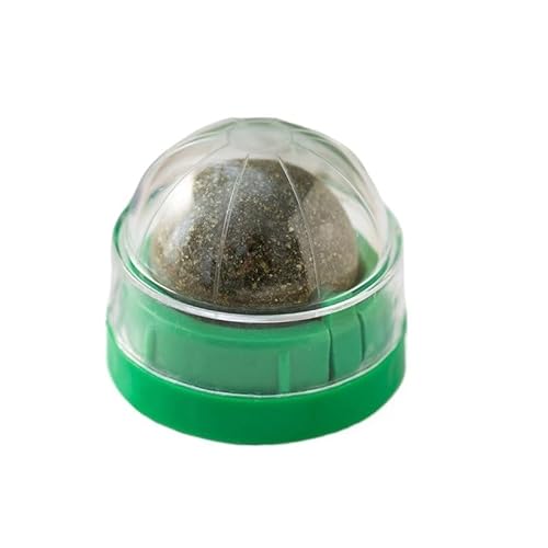 Katzenminze-Spielzeug for Haustiere, Katzenminze-Ball, essbarer Katzenminze-Ball, Sicherheit, gesunde Katzenminze, Katzen-Jagdspiel for zu Hause, Spielzeug-Produkte, saubere Zähne(Ball green) von Aerensic