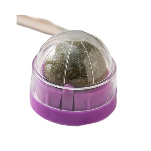 Katzenminze-Spielzeug for Haustiere, Katzenminze-Ball, essbarer Katzenminze-Ball, Sicherheit, gesunde Katzenminze, Katzen-Jagdspiel for zu Hause, Spielzeug-Produkte, saubere Zähne(Ball purple) von Aerensic