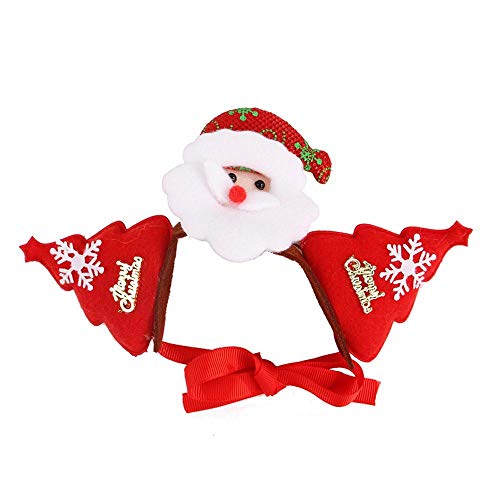 Aeromdale Haustier Hund Katze Kopfbedeckung Halloween Katze Hut Schal Anzug Mantel Anzieh Neujahr Haustier Kostüm Weihnachten Kleidung - # E - M von Aeromdale