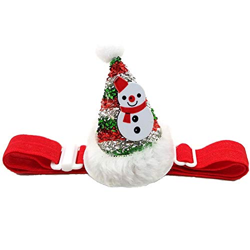 Aeromdale Pet Cosplay Kleidung Kostüm Elastic Glitter Pet Hut Katze große Hund Weihnachtsfeier Dekoration Pet Apparel - # B - 1pc von Aeromdale