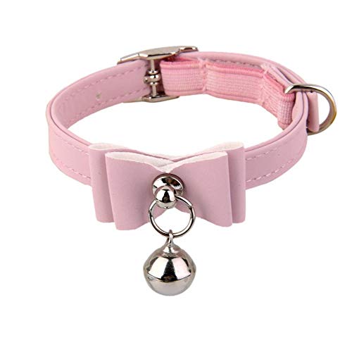 Aeromdale verstellbare Halskette mit Anhänger Bell für Kätzchen Katze Rosa Geschenk für Tier Aeromdale verstellbare Halskette mit Anhänger Bell für Kätzchen Katze Rosa Geschenk für Tier von Aeromdale
