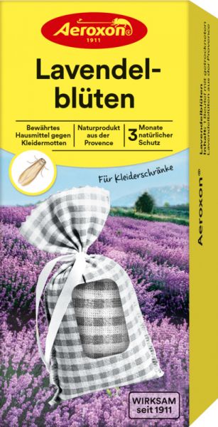 Aeroxon Lavendelblüten Beutel, angenehmer Duft für Kleiderschränke von Aeroxon