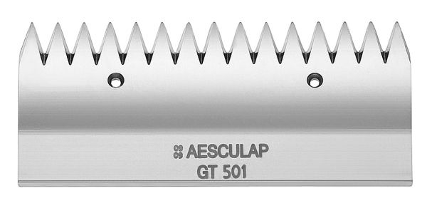 Aesculap Schermesser Econom GT501, 15 Zähne, Obermesser, Schneidplatte von Aesculap