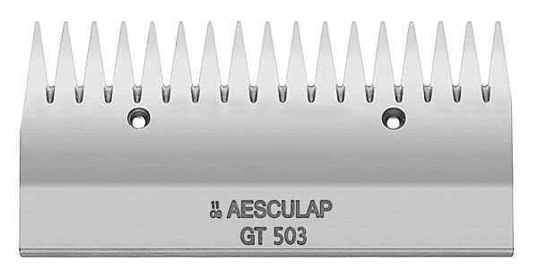 Aesculap Schermesser Econom GT503, 17 Zähne, Obermesser, Schneidplatte von Aesculap