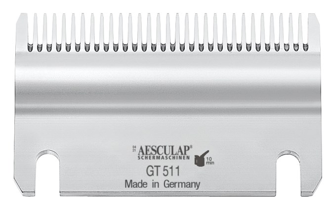 Aesculap Untermesser (31 Zähne) GT511, Schurhöhe 1,0 mm von Aesculap