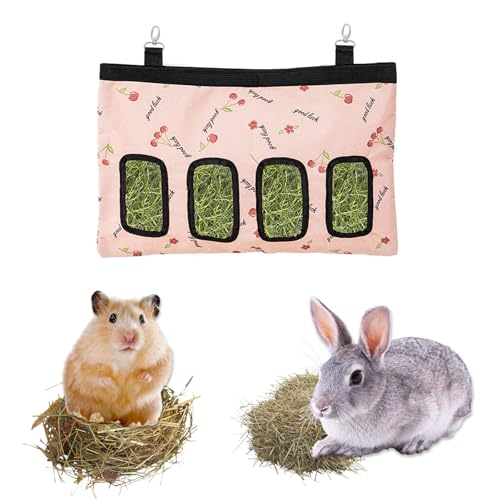 1 Stück Kaninchen Heutasche, Meerschweinchen Futterstation, Futterspender Kleintiere, 4 Löcher Hängender Heutasche, Kleintiere Heutasche, Futtersack für Hase Chinchilla Hamster Kleine Tiere, Rosa 1 Stück Kaninchen Heutasche, Meerschweinchen Futterstation, Futterspender Kleintiere, 4 Löcher Hängender Heutasche, Kleintiere Heutasche, Futtersack für Hase Chinchilla Hamster Kleine Tiere, Rosa von AetherAurora