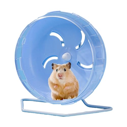 Aeutwekm Hamsterrad Slient 14.0 cm Hamster Laufrad mit stabilem verstellbarem Ständer Laufrad für Käfig Rennmäuse Mäuse Degus Syrischer Zwerghamster von Aeutwekm