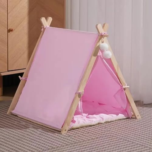 Aexpath Haustier-Zelt für den Innenbereich, für kleine und mittelgroße Katzen, Hunde, universelle Haustierhütte, Kiefernmaterial, Baumwollmatratze, einfach zu installieren und zu reinigen, Größe M Aexpath Haustier-Zelt für den Innenbereich, für kleine und mittelgroße Katzen, Hunde, universelle Haustierhütte, Kiefernmaterial, Baumwollmatratze, einfach zu installieren und zu reinigen, Größe M von Aexpath