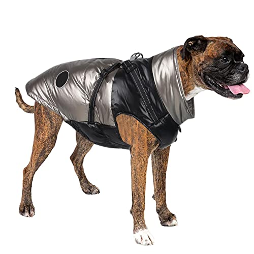 Aferzov Winddichter Hunde-Wintermantel | Wintermantel für Haustiere, weiche, bequeme, warme Jacke für kleine, mittelgroße Hunde von Aferzov