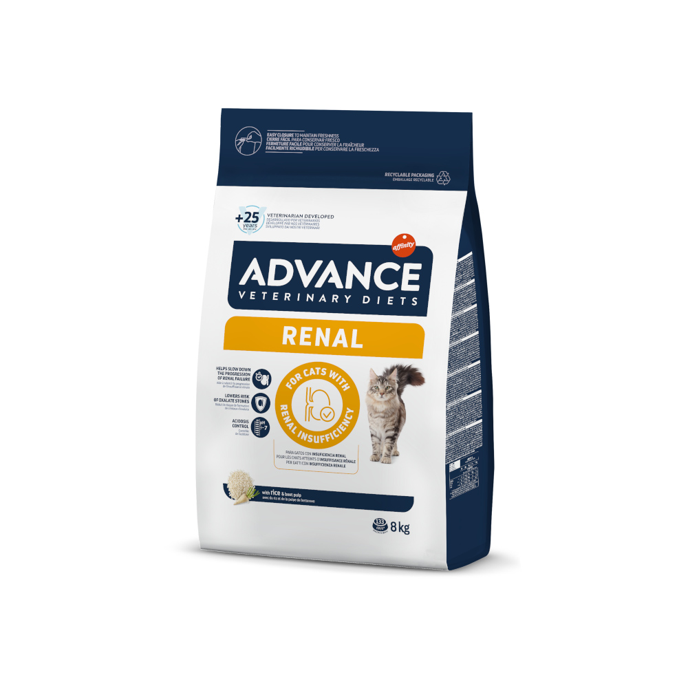 1 kg gratis! 7,5 kg / 8 kg Advance Veterinary Diets - Renal (8 kg) von Affinity Advance Veterinary Diets