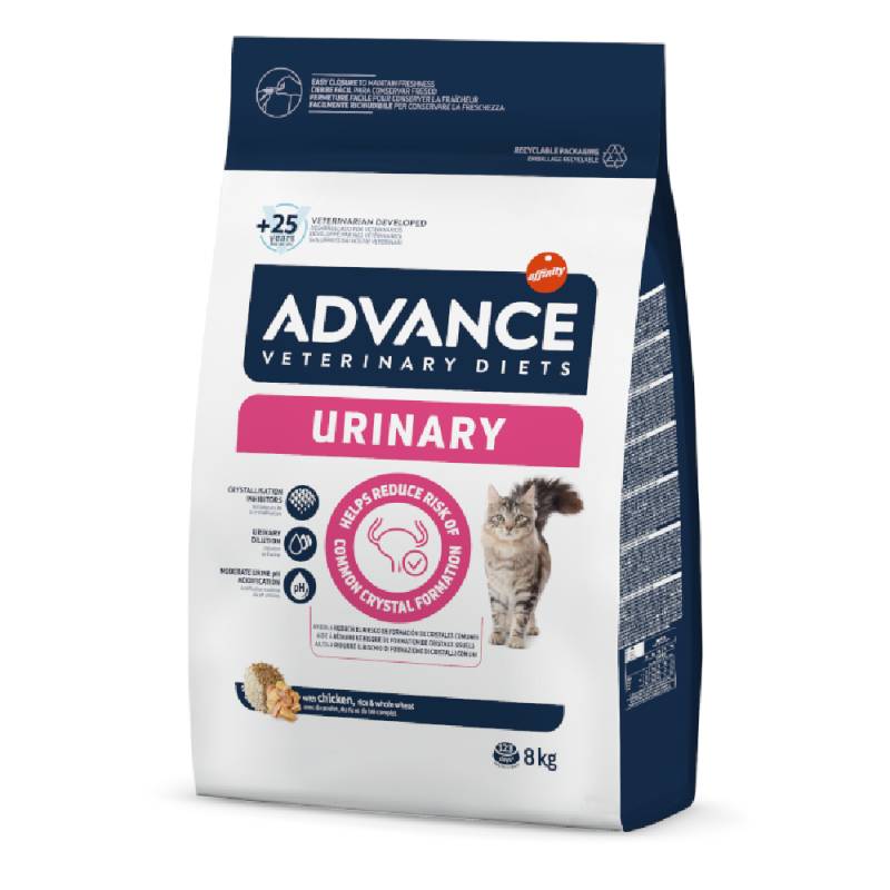 1 kg gratis! 7,5 kg / 8 kg Advance Veterinary Diets - Urinary (8 kg) von Affinity Advance Veterinary Diets