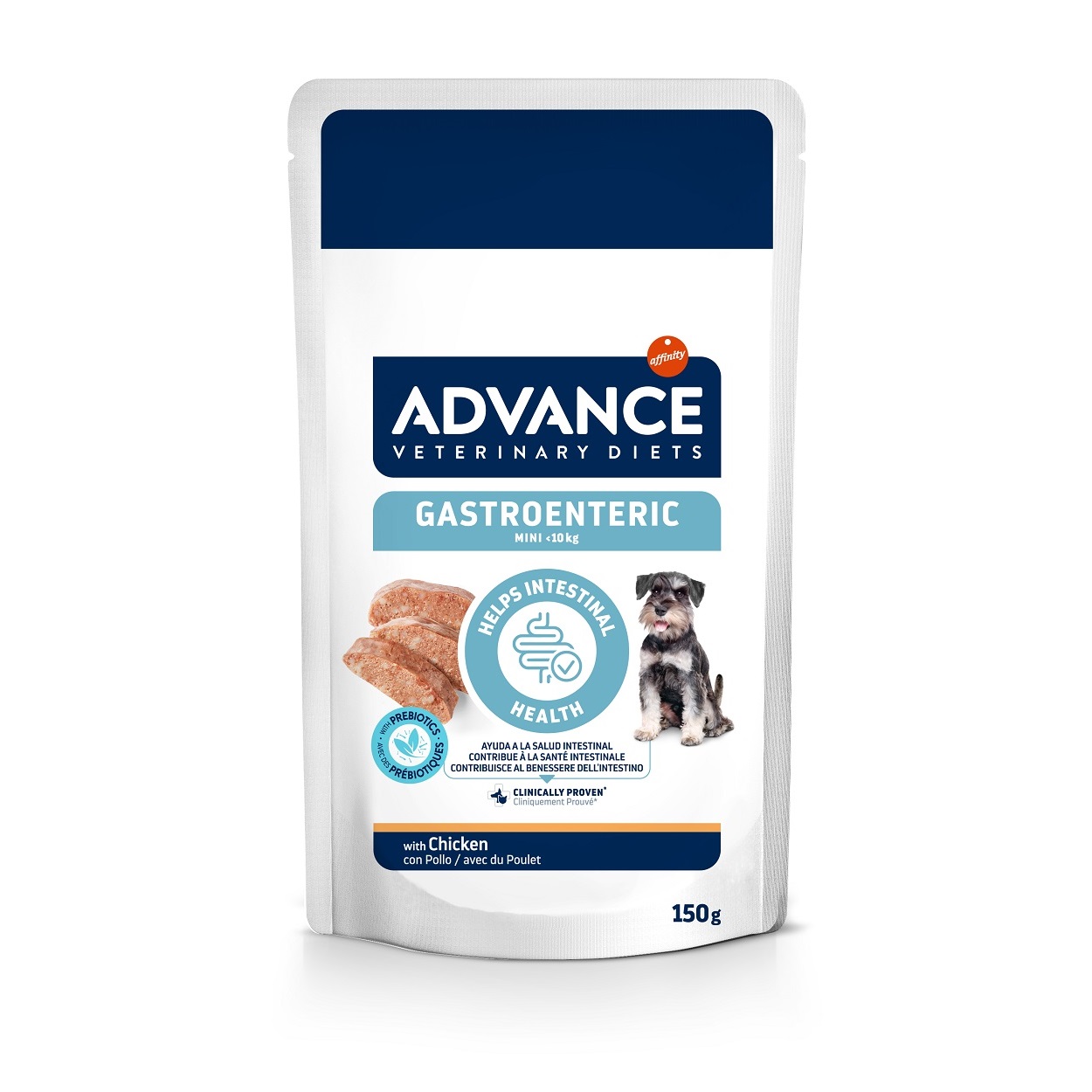 6 + 2 gratis! 8 x 150 g Advance Veterinary Diets Mini  - Gastroenteric von Affinity Advance Veterinary Diets