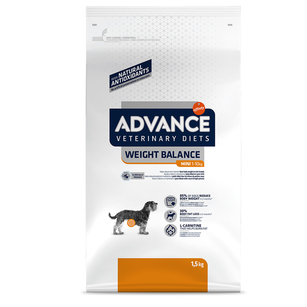 Advance Veterinary Diets Weight Balance Mini - Sparpaket: 2 x 1,5 kg von Affinity Advance Veterinary Diets