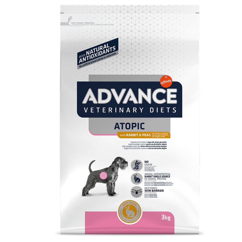 2 x Advance Veterinary Diets zum Sonderpreis! - Atopic Kaninchen & Erbsen (2 x 3 kg) von Affinity Advance Veterinary Diets