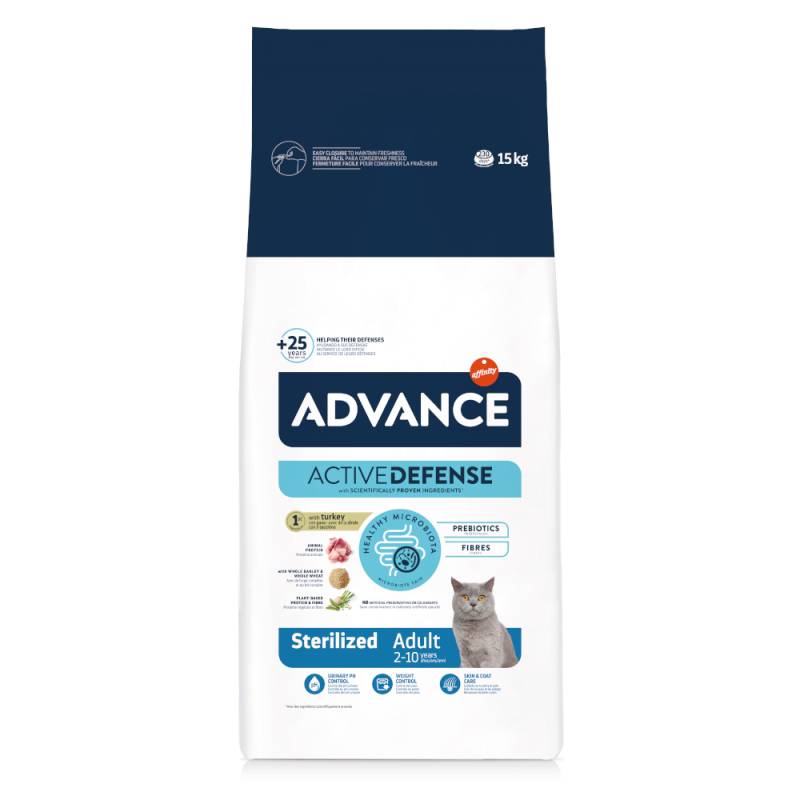 1,5 kg / 3 kg gratis! 10 kg / 15 kg Advance - 15 kg Sterilized Truthahn von Affinity Advance