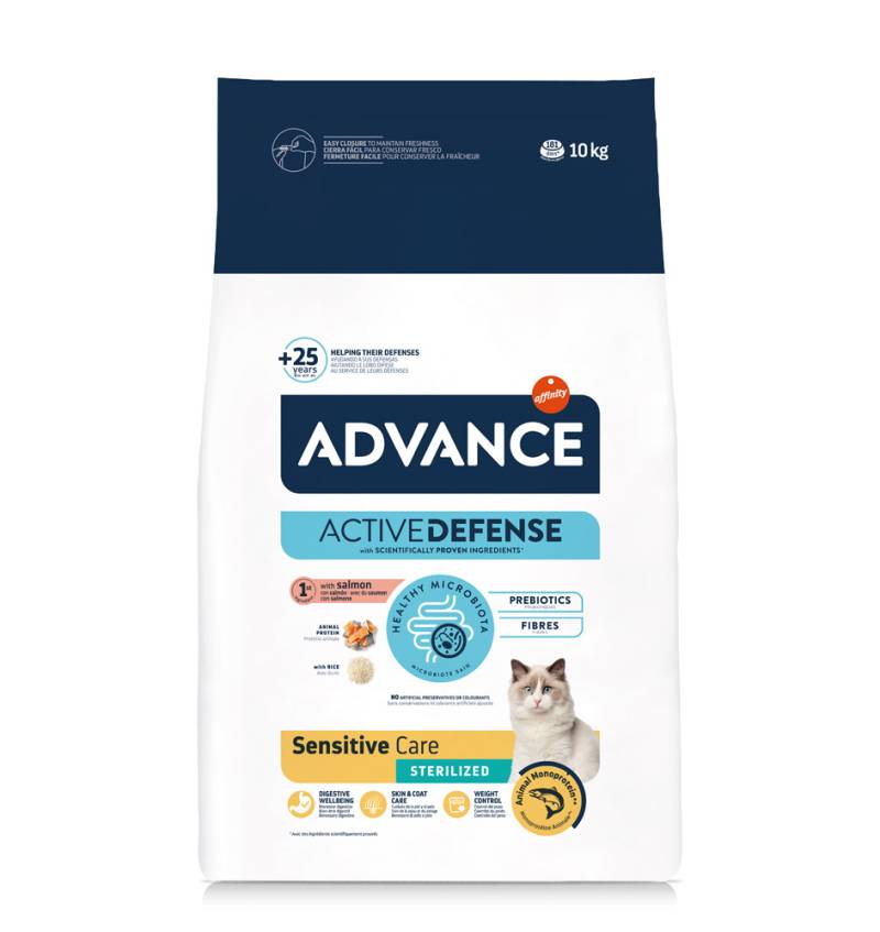 1 kg gratis! 10 kg Advance - Sterilized Sensitive von Affinity Advance