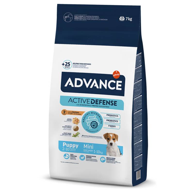 1 kg gratis! 7 kg Advance Mini - Puppy Protect von Affinity Advance
