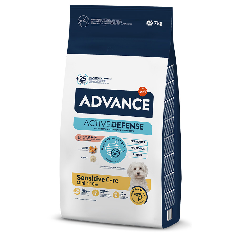 1 kg gratis! 7 kg Advance Mini - Sensitive von Affinity Advance
