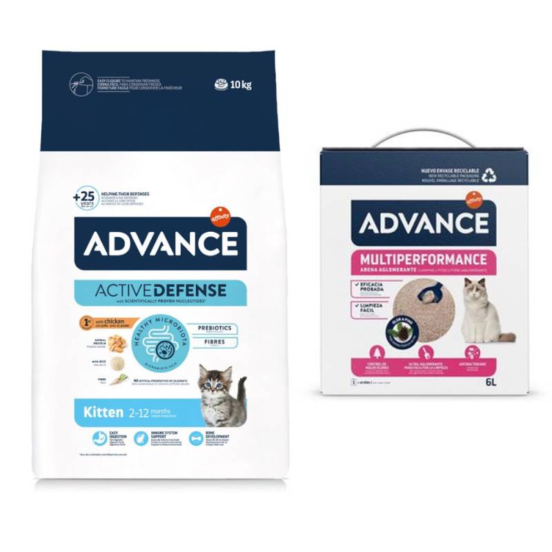 10 kg Advance Trockenfutter + 6 l Arena Multiperformance gratis! - Kitten 10 kg Advance Trockenfutter + 6 l Arena Multiperformance gratis! - Kitten von Affinity Advance