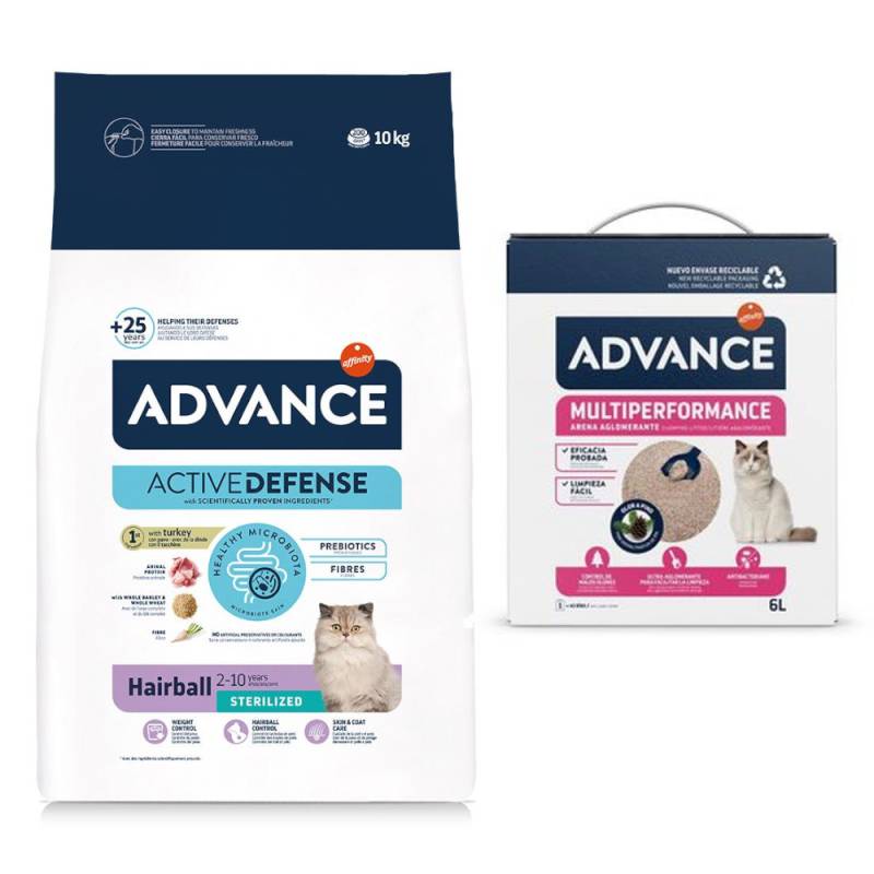 10 kg Advance Trockenfutter + 6 l Arena Multiperformance gratis! - Sterilized Hairball 10 kg Advance Trockenfutter + 6 l Arena Multiperformance gratis! - Sterilized Hairball von Affinity Advance