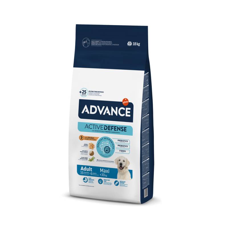 3 kg gratis! 18 kg Advance Adult - Maxi von Affinity Advance