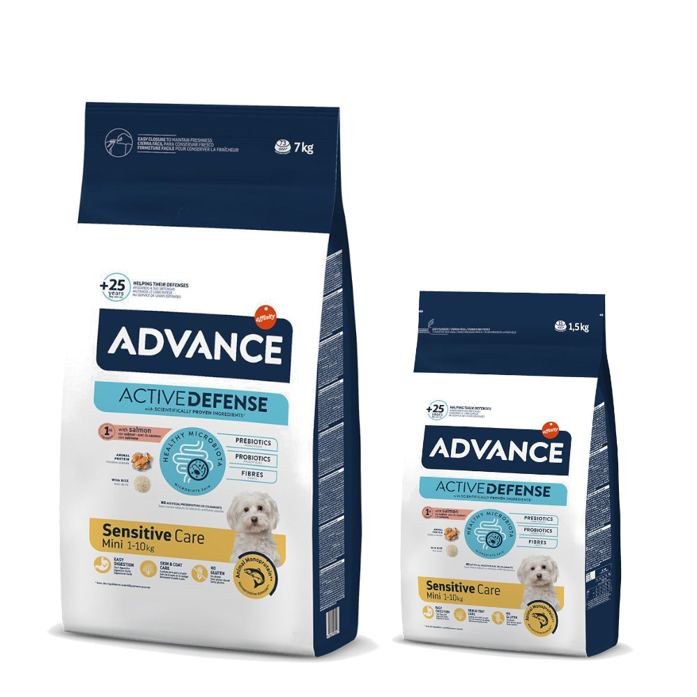 7 kg + 1,5 kg gratis! 8,5 kg Advance - Mini Sensitive 7 kg + 1,5 kg gratis! 8,5 kg Advance - Mini Sensitive von Affinity Advance
