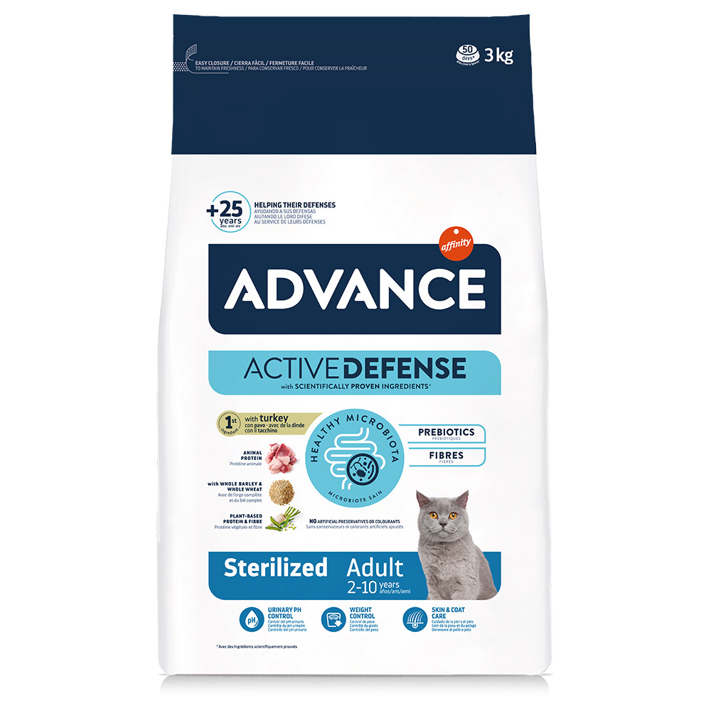 Advance Cat Sterilized Truthahn - Sparpaket: 2 x 3 kg von Affinity Advance