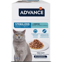 Advance Feline Sterilized Kabeljau - 12 x 85 g von Affinity Advance