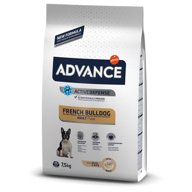 Advance French Bulldog mit Ente - Sparpaket: 2 x 7,5 kg von Affinity Advance