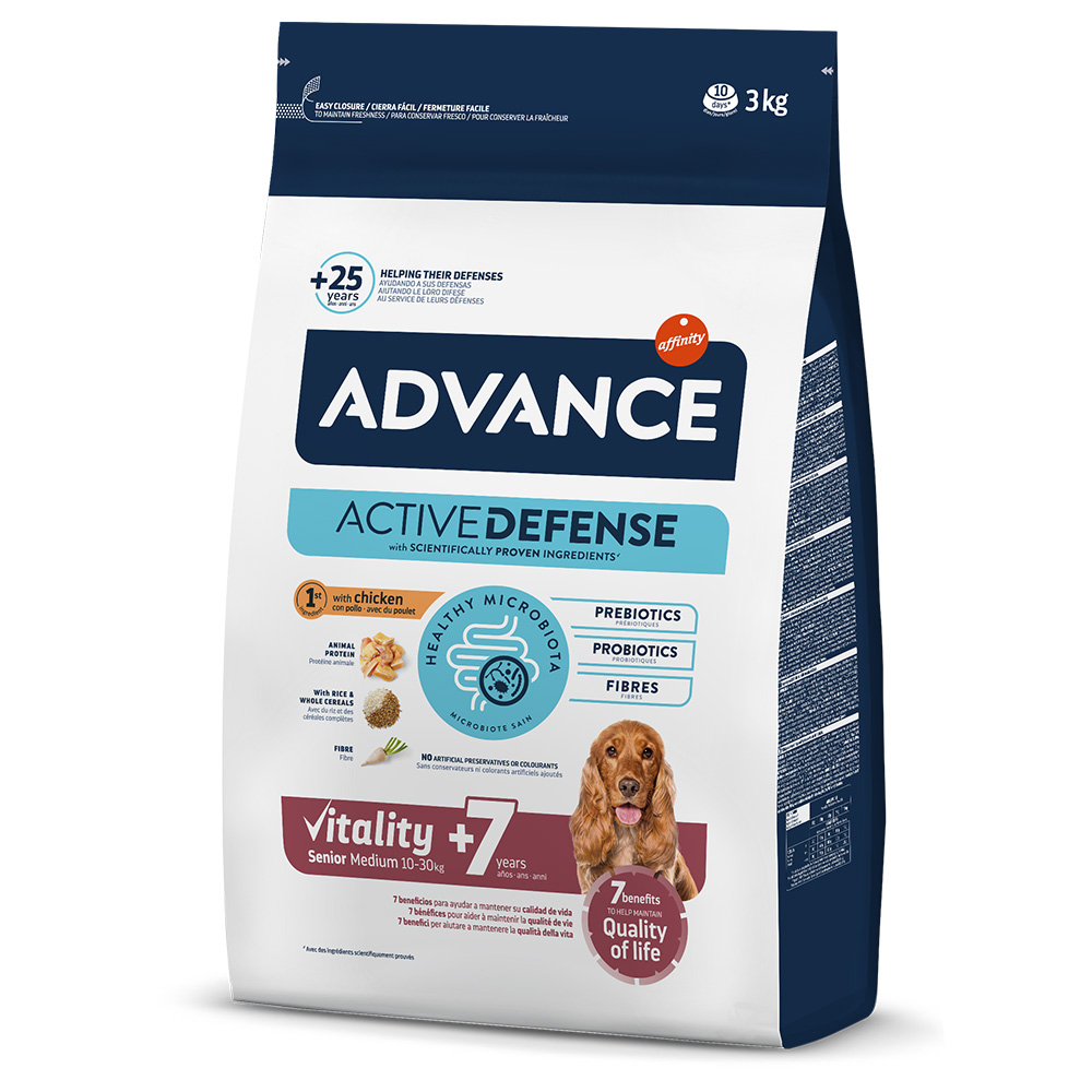 Advance Medium Senior Vitality 7+ - Sparpaket: 2 x 3 kg von Affinity Advance