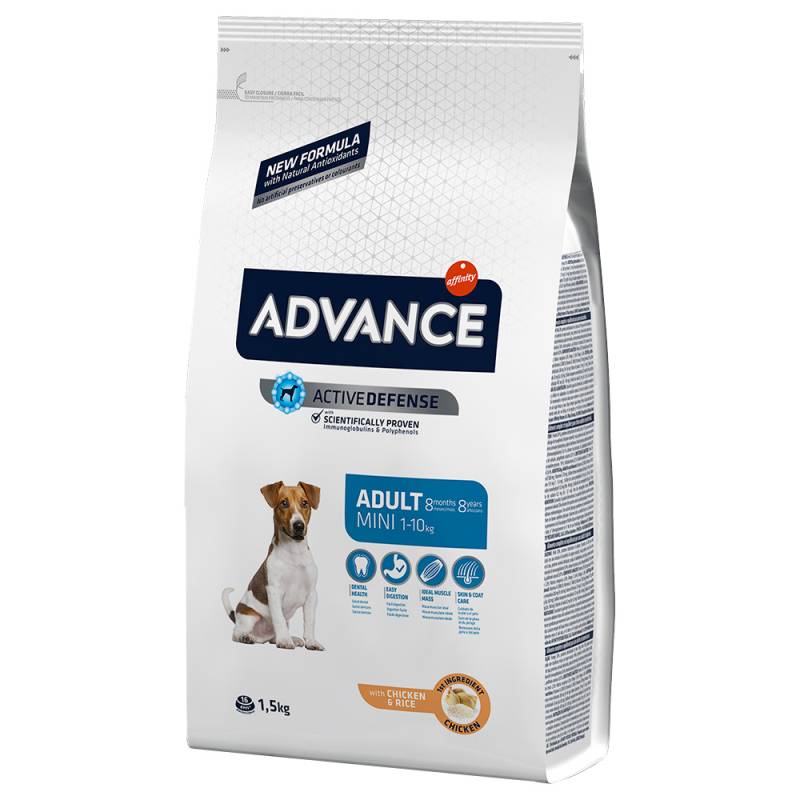 Advance Mini Adult mit Huhn & Reis - 1,5 kg von Affinity Advance