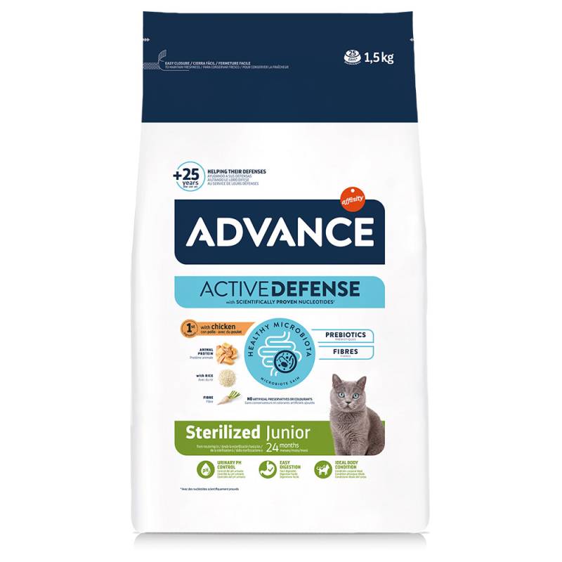 Advance Sterilized Junior mit Huhn - Sparpaket: 2 x 1,5 kg von Affinity Advance